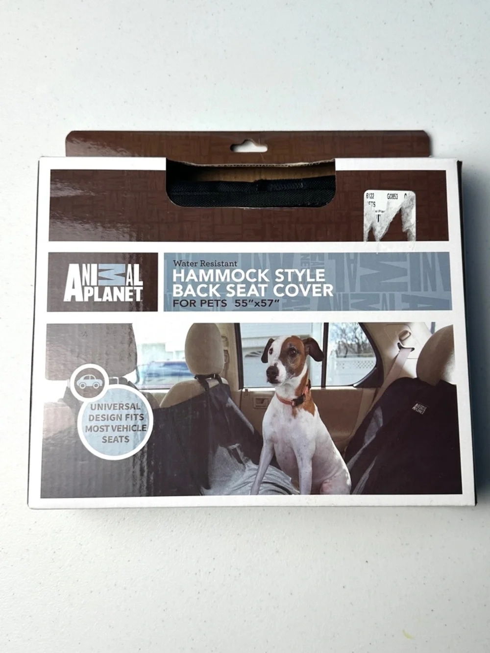 NIB Animal Planet Water-Resistant Hammock Style Back Seat Cover - Size 55” X 57”